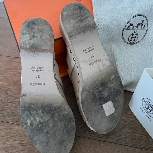 *HERMES* Carlotta Mule/Clog - Picture 6 of 6